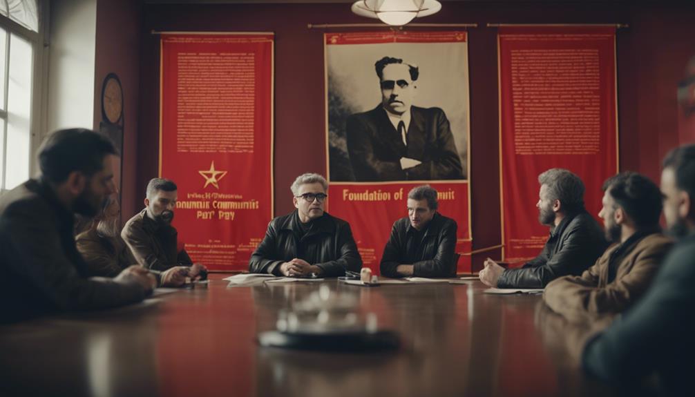 establishment of communist party