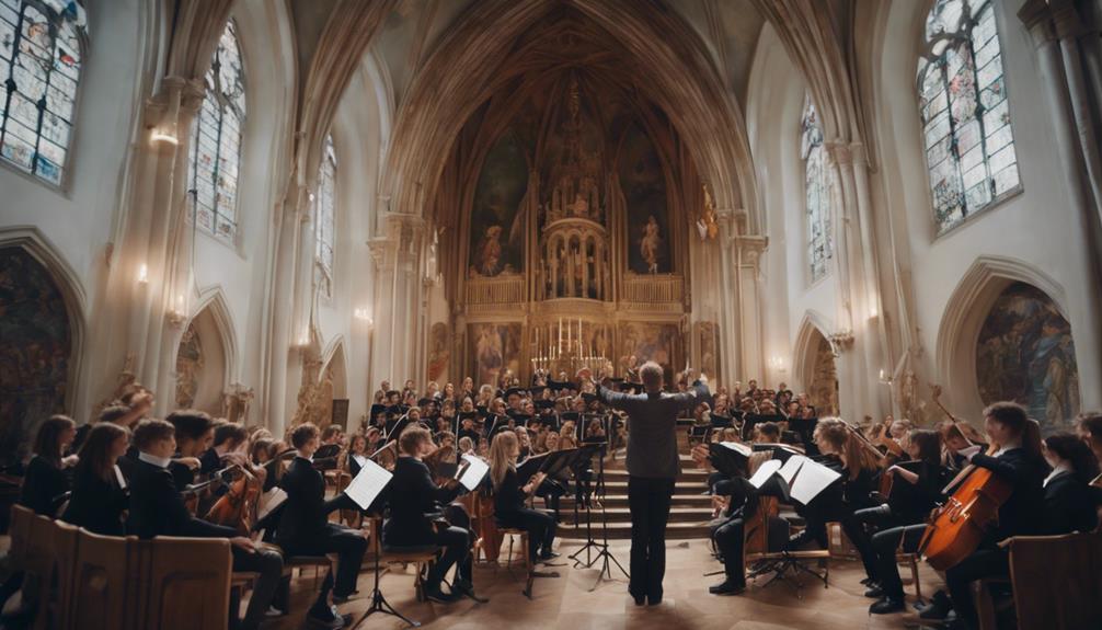 posiciones en la capilla real y conservatorio