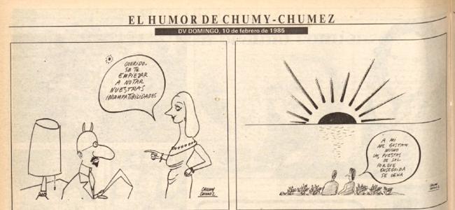 quin fue chumy chmez en el mundo del humor grfico